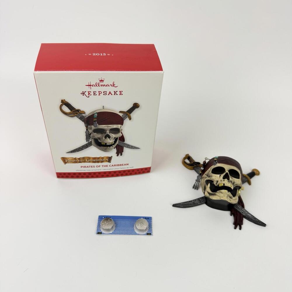 Hallmark Keepsake Ornament Pirates of the Caribbean Jack Skull Musical 2013